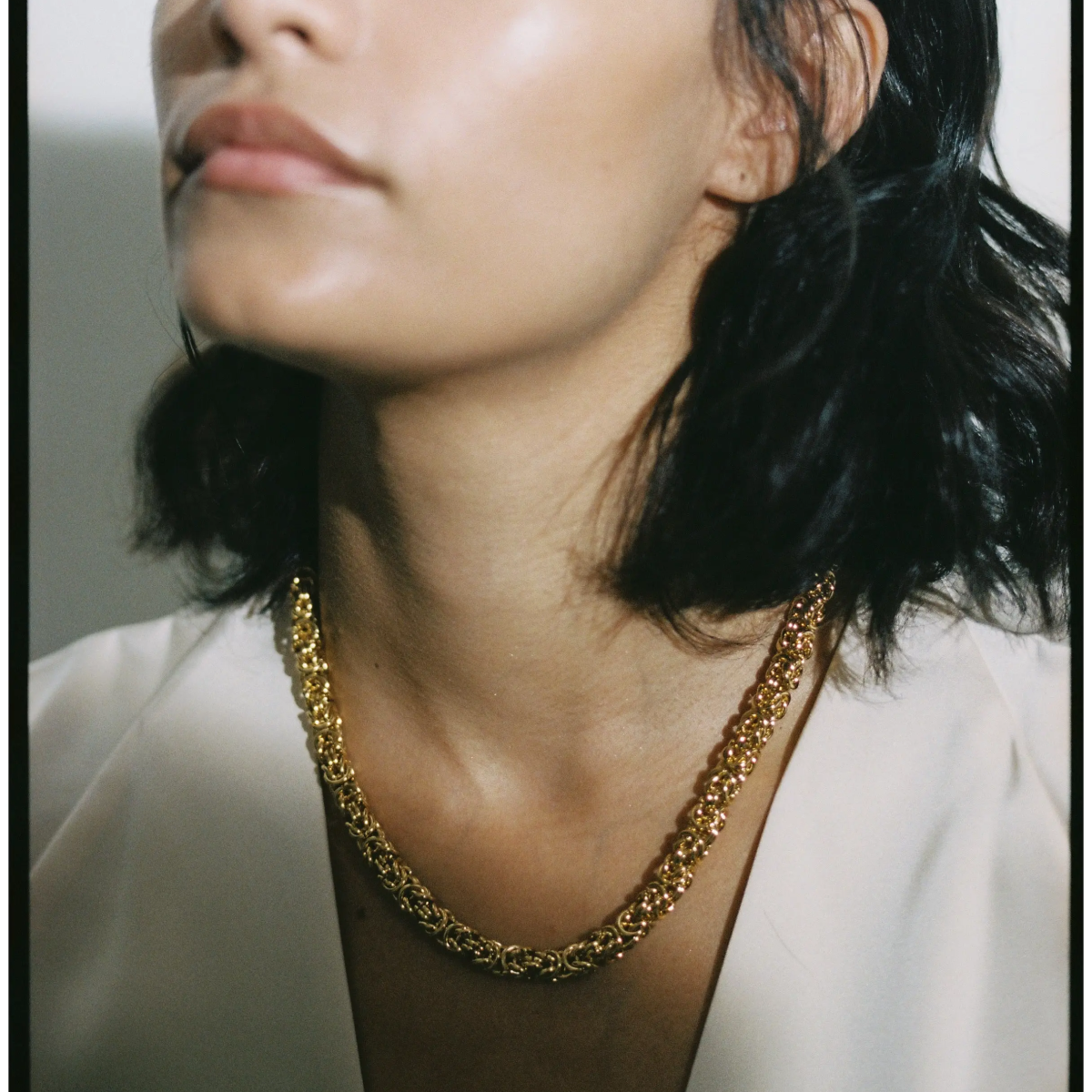 22K Gold Plated Cinque Necklace