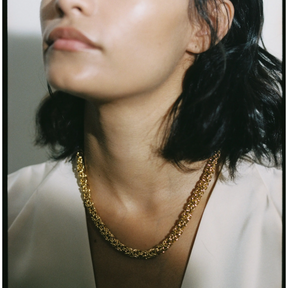 22K Gold Plated Cinque Necklace