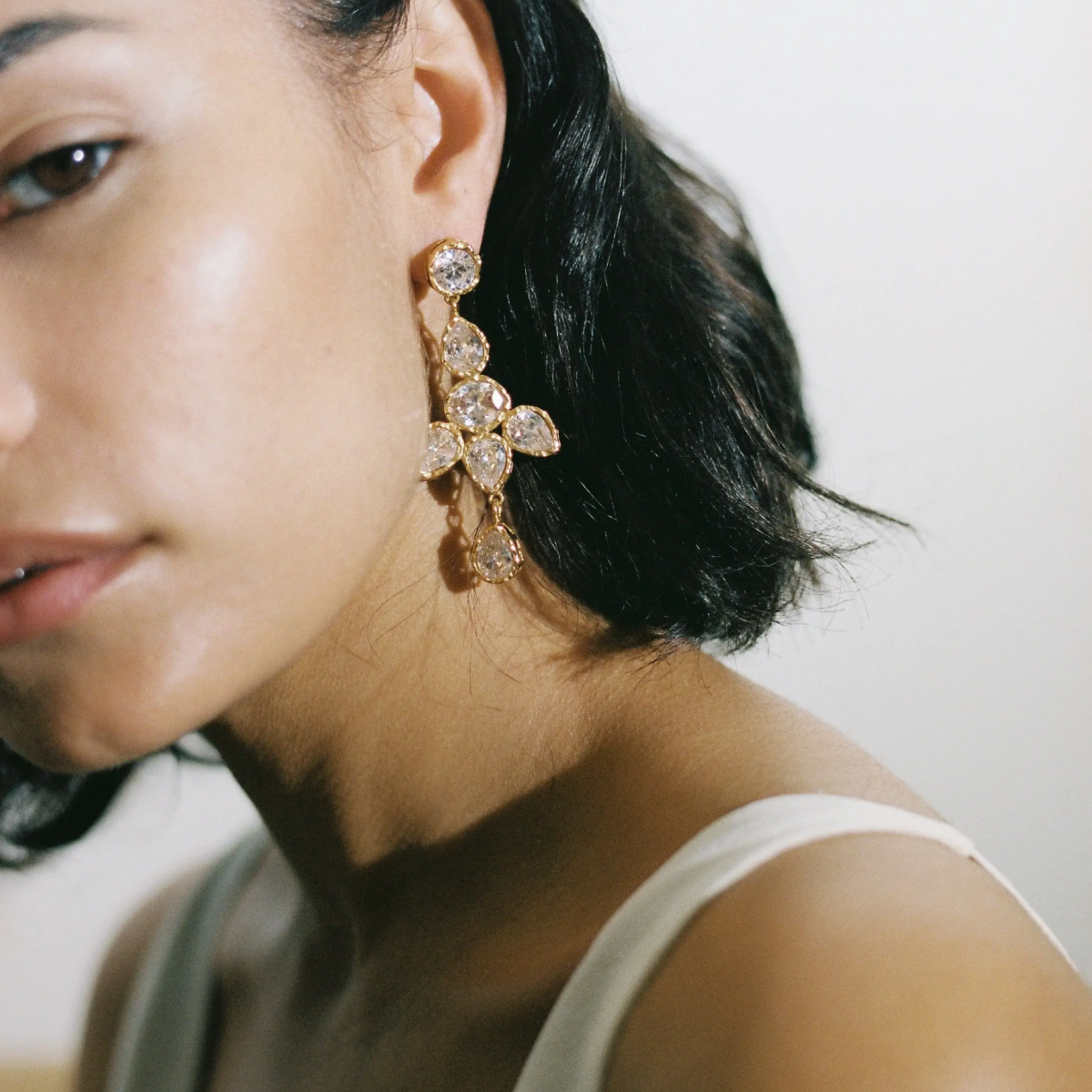 22K Gold Plated Serafina Dangle Earrings