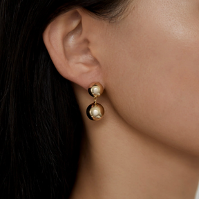 14K Gold Plated Noor Drop Earrings