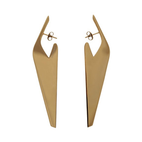 Penitents Statement Earrings in 18K Gold Plating