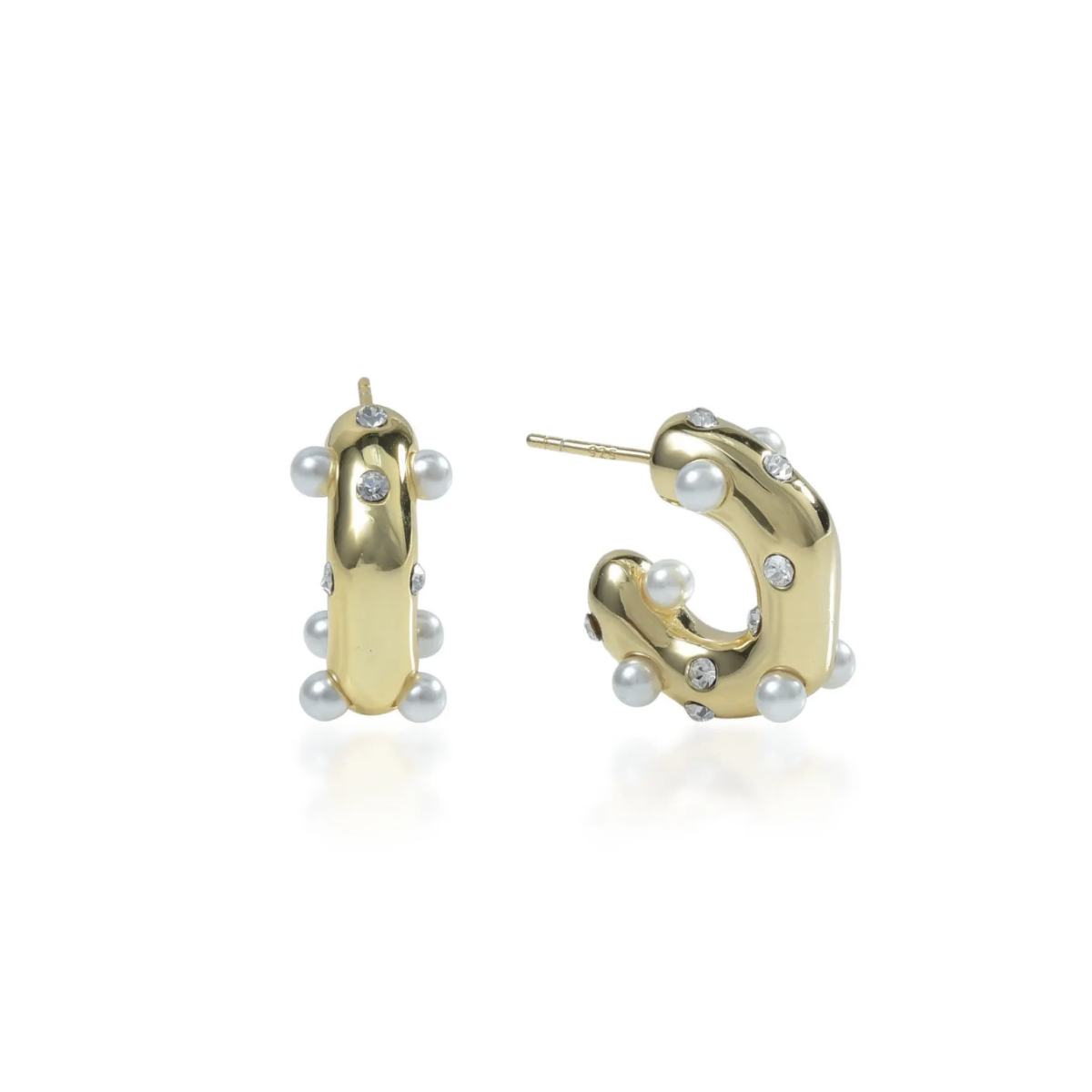 22K Gold Plating Lua Hoops