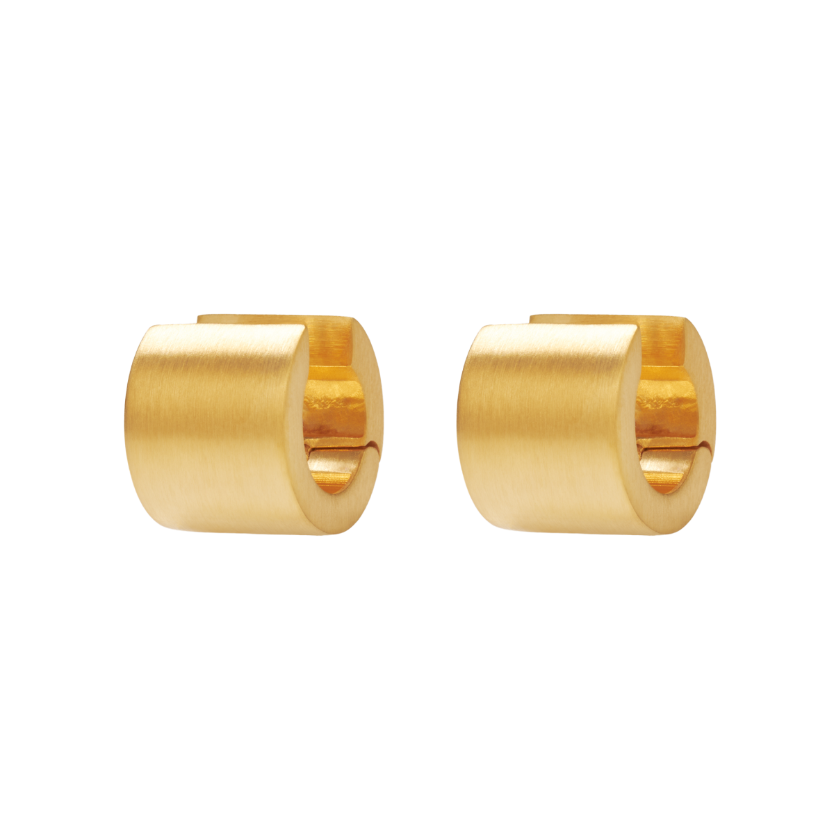 Matte Finish Alma Huggie Earrings