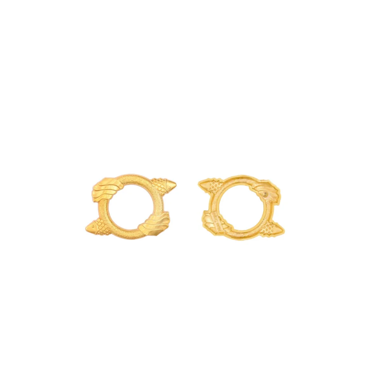 18K Gold Plated Statement Motion Earrings