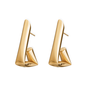 Statement 18K Gold Plated Tina Earrings