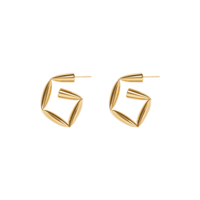 18K Gold Plated Tina Wrapped Earrings