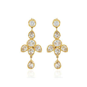22K Gold Plated Serafina Dangle Earrings
