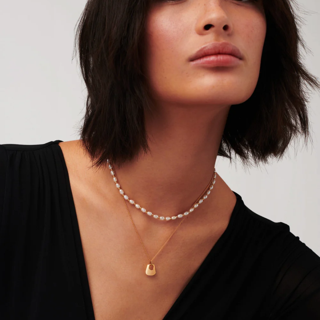 Minimalist Pearl Beaded Choker