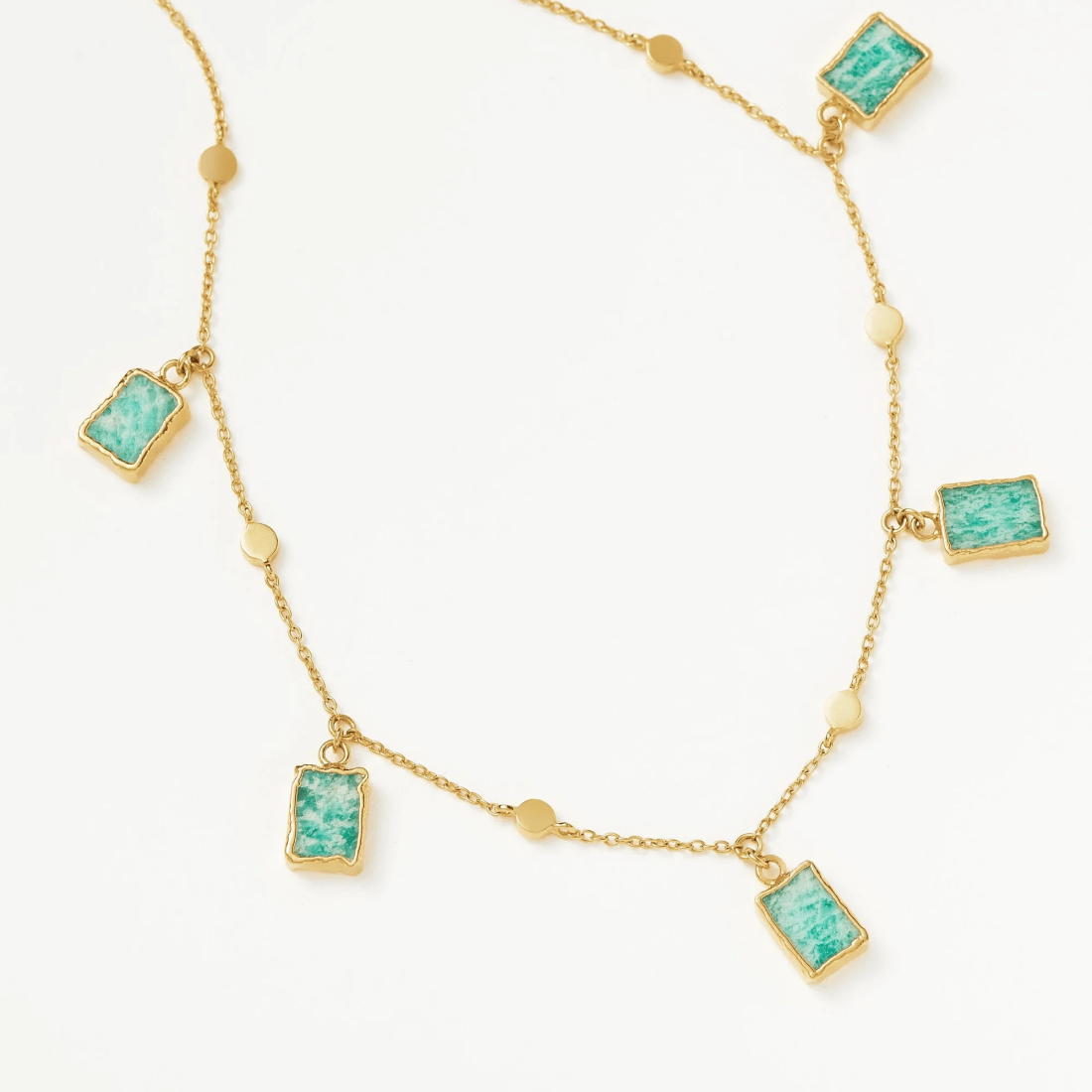 Amazonite gold lena choker deals