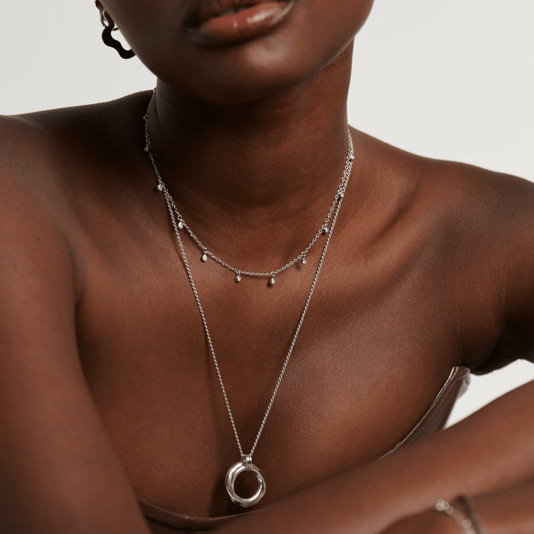 Missoma Necklace Missoma Interstellar Drop Choker Interstellar