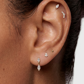Lab Grown Diamond Marquise Dangle Studs