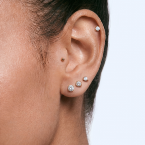 Lab Grown Diamond Round 5mm Stud Earrings