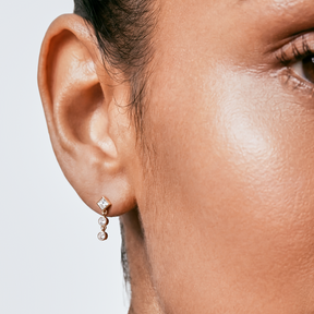 Lab Grown Diamond Trio Charm Earrings