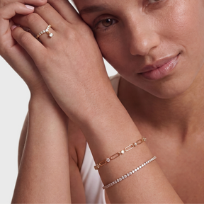 Lab Grown Diamond Chain Link Bracelet