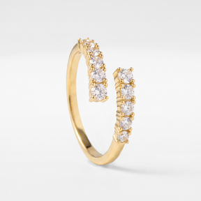 Lab Grown Diamond Brioche Cluster Ring