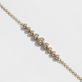 Lab Grown Diamond Graduating Cluster Bracelet