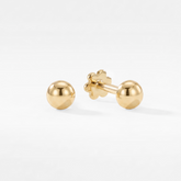 Mini Solid Gold Stud Earrings