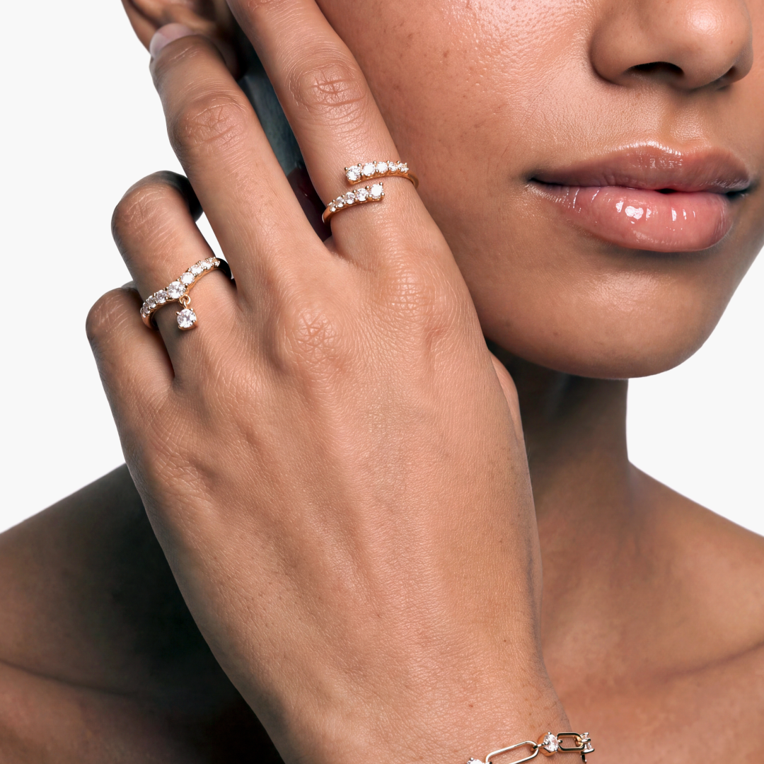 Lab Grown Diamond Brioche Cluster Ring