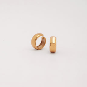 18K Gold Plated Classic Huggie Earrings