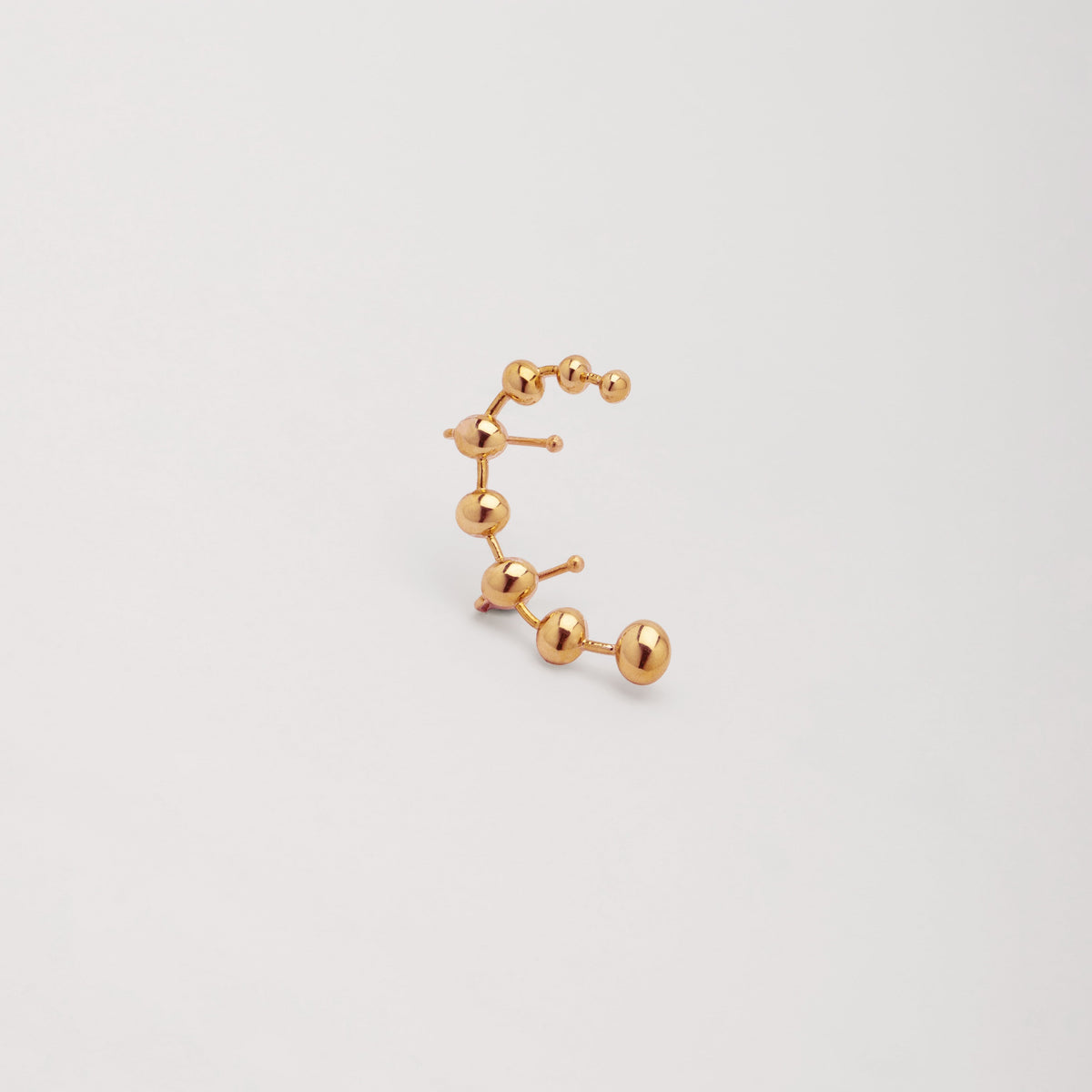 Adjustable Bubble Statement Ear Cuff