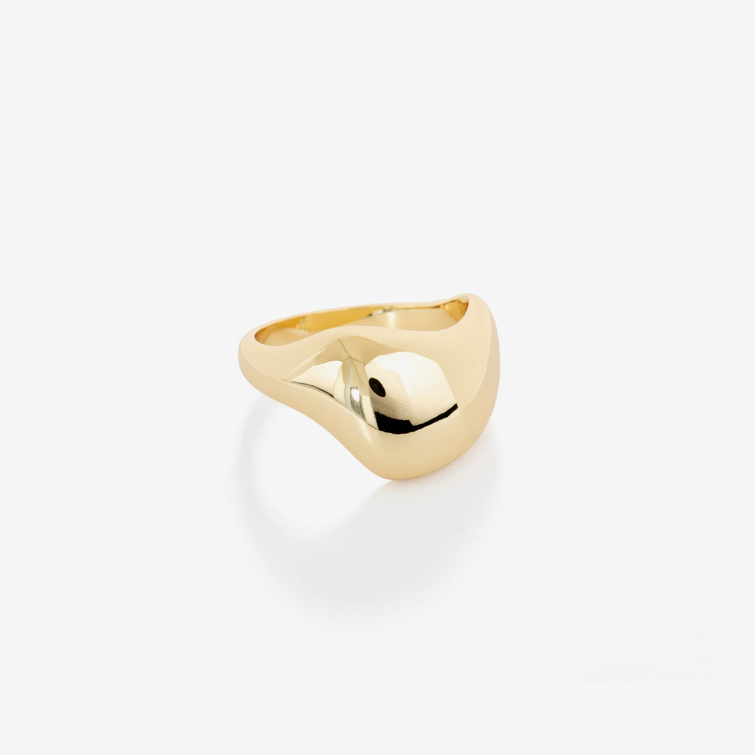 Gold Odyssey Dome Ring Band