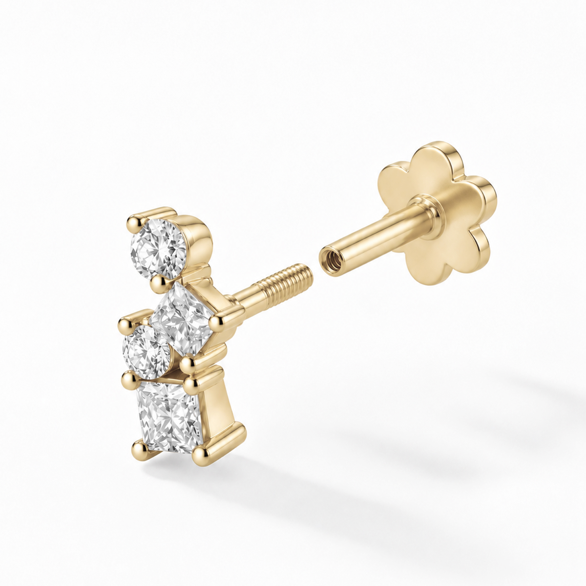 Diya Lab-Grown Diamonds Climber Earrings