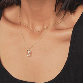 14K Gold Tri Lab-Grown Diamonds Choker Necklace