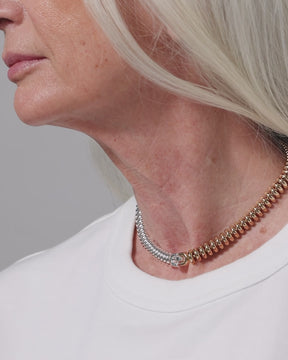 Two-Tone Sofia Choker Necklace