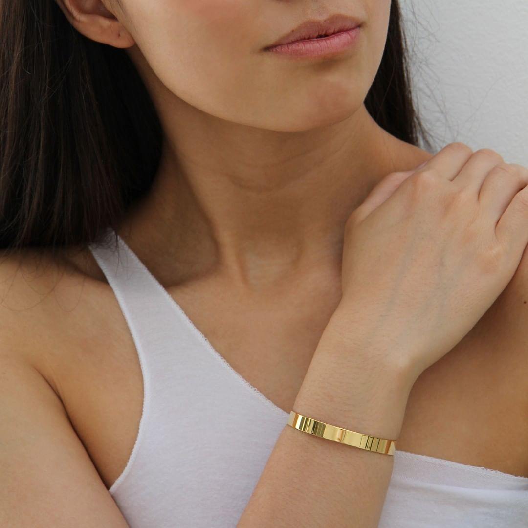 18k Gold Plated Adjustable Bracelet - Tanzire