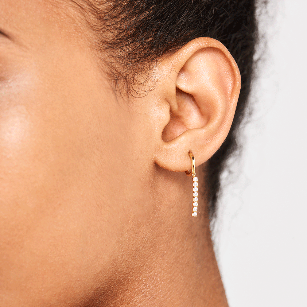 18K Gold Plated Naomi Dangle Earrings
