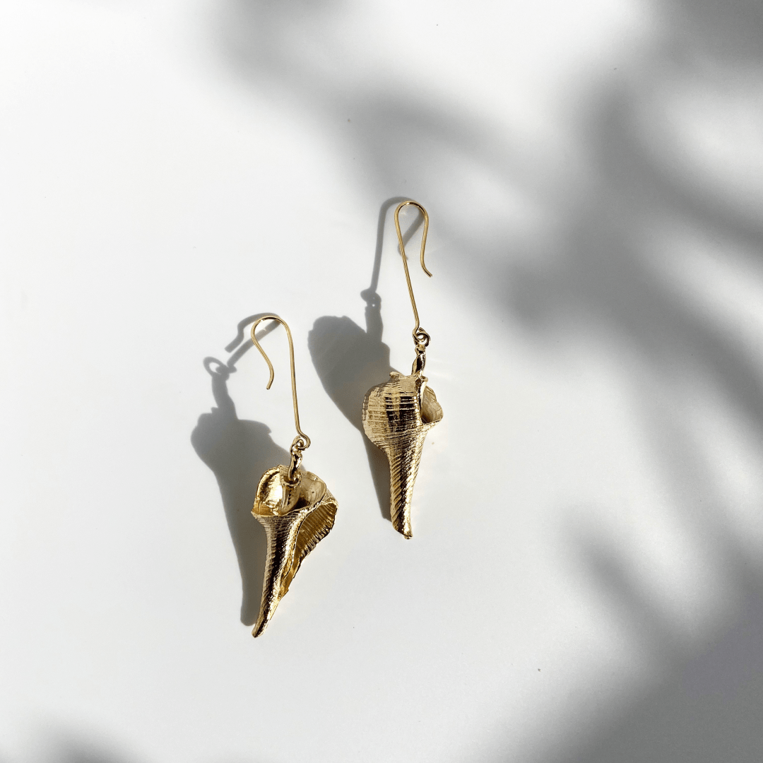 18k Gold Plated Hermitt Earrings