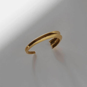 18k Gold-Plated Cuff Bracelet - Tanzire