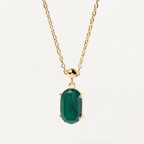 Natural Malachite Symbolic Stone Charm