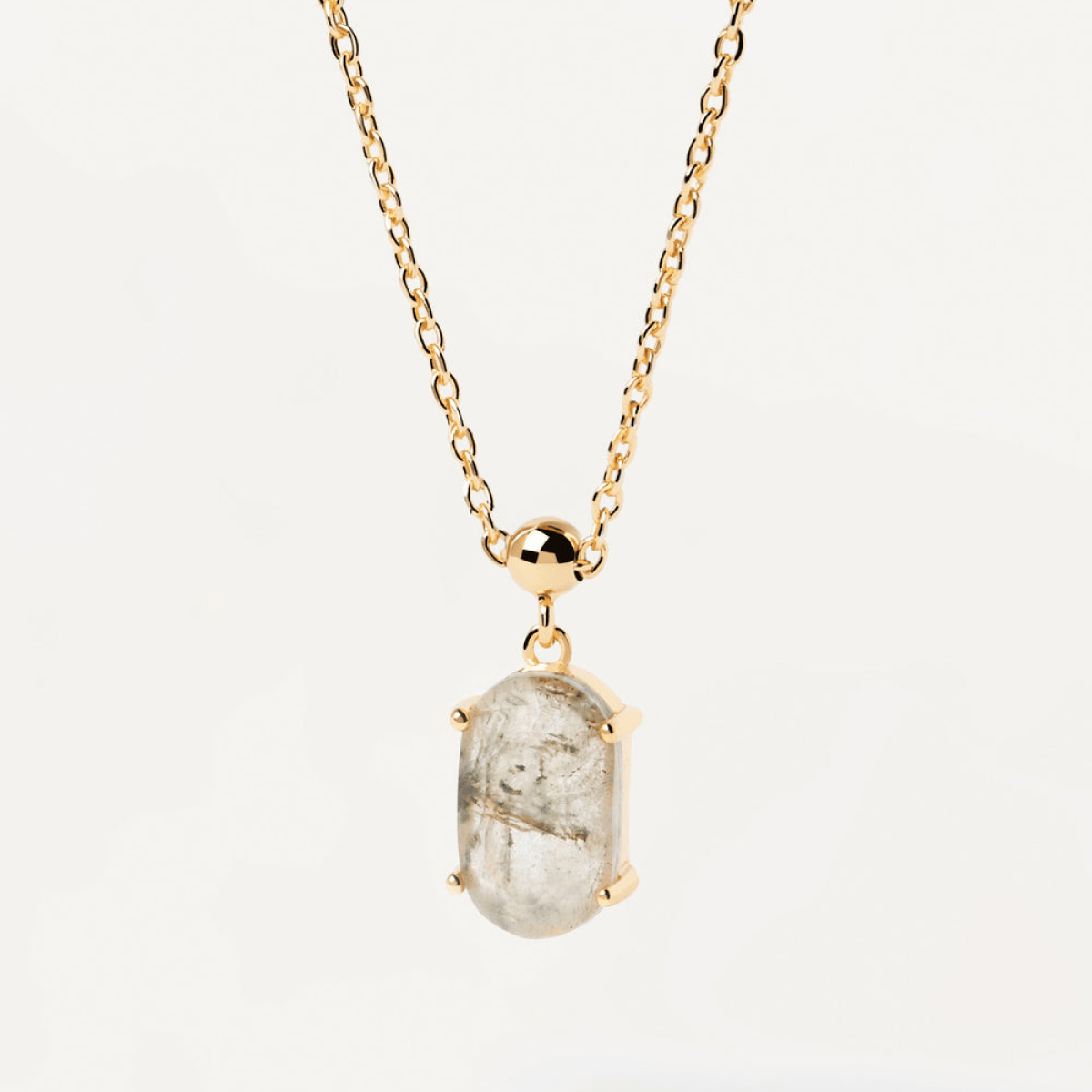 Natural Labradorite Symbolic Stone Charm