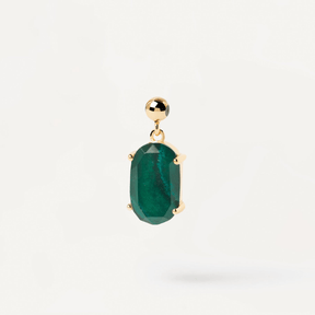 Natural Malachite Symbolic Stone Charm