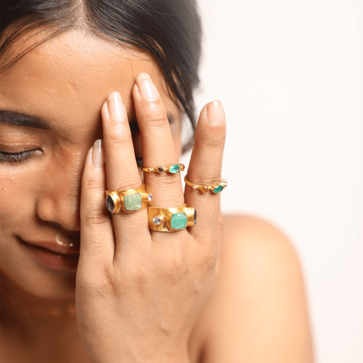 Multi-Stone Statement Celyn Ring