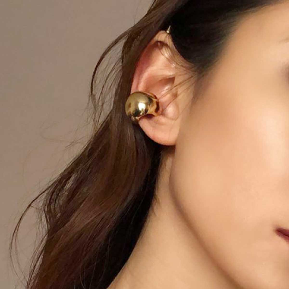 Chunky 18k Gold Plated Ear Cuff
