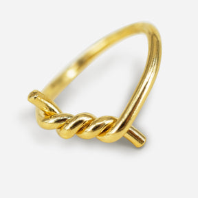 18K Gold Plated Amarres Ring