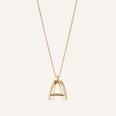 14k Gold Plated Monogram Necklace