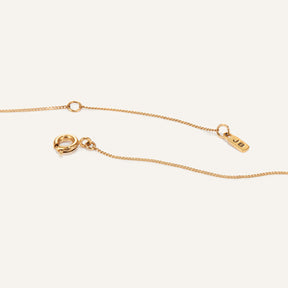 14k Gold Plated Monogram Necklace - G