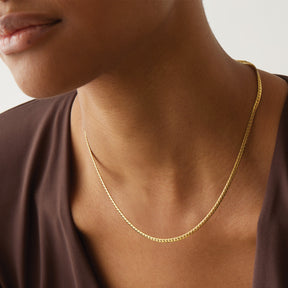 14K Gold Priya Snake Chain Necklace