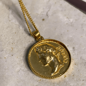 Julius Caesar Gold Plated Lexi Pendant