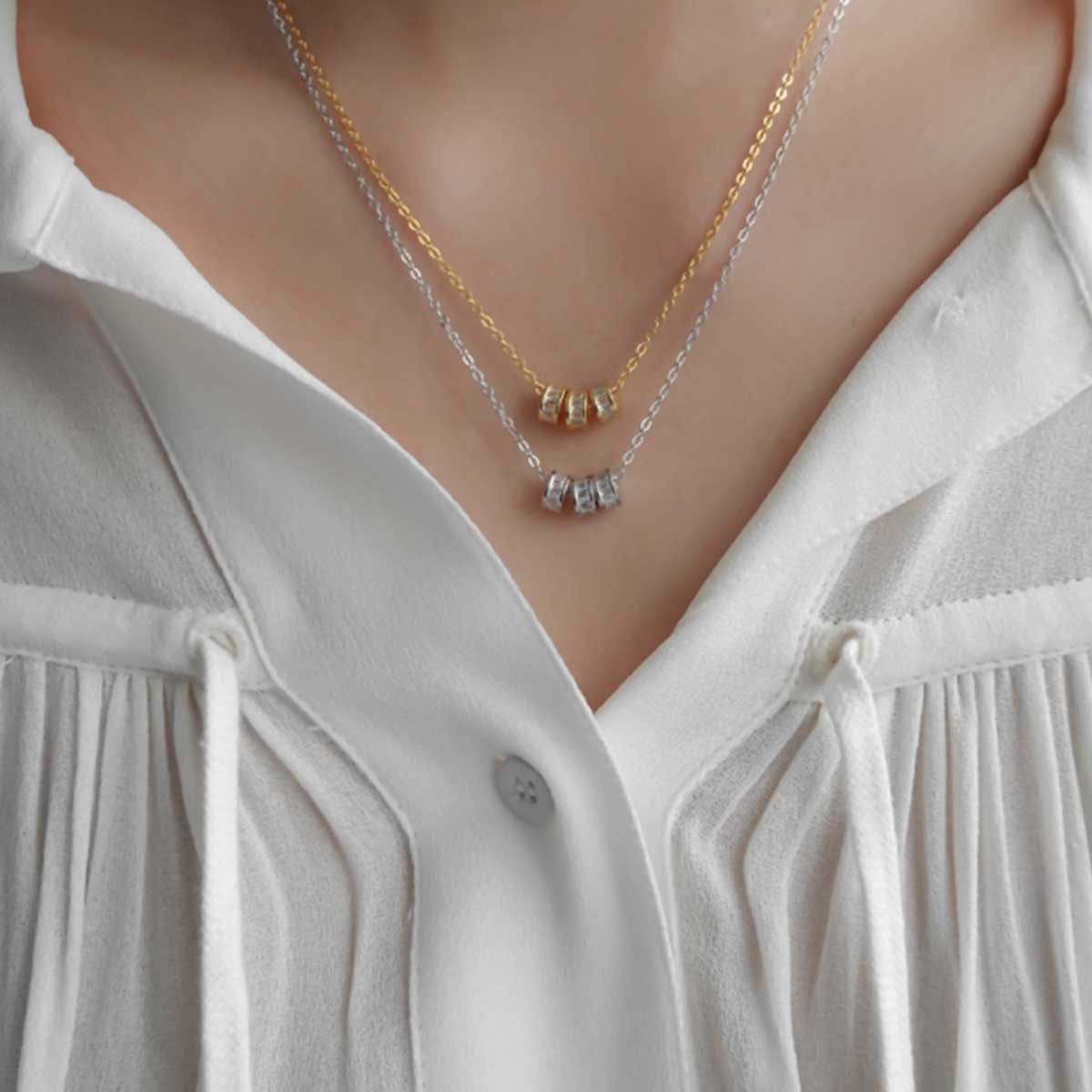 Minimal Gold Charm Necklace