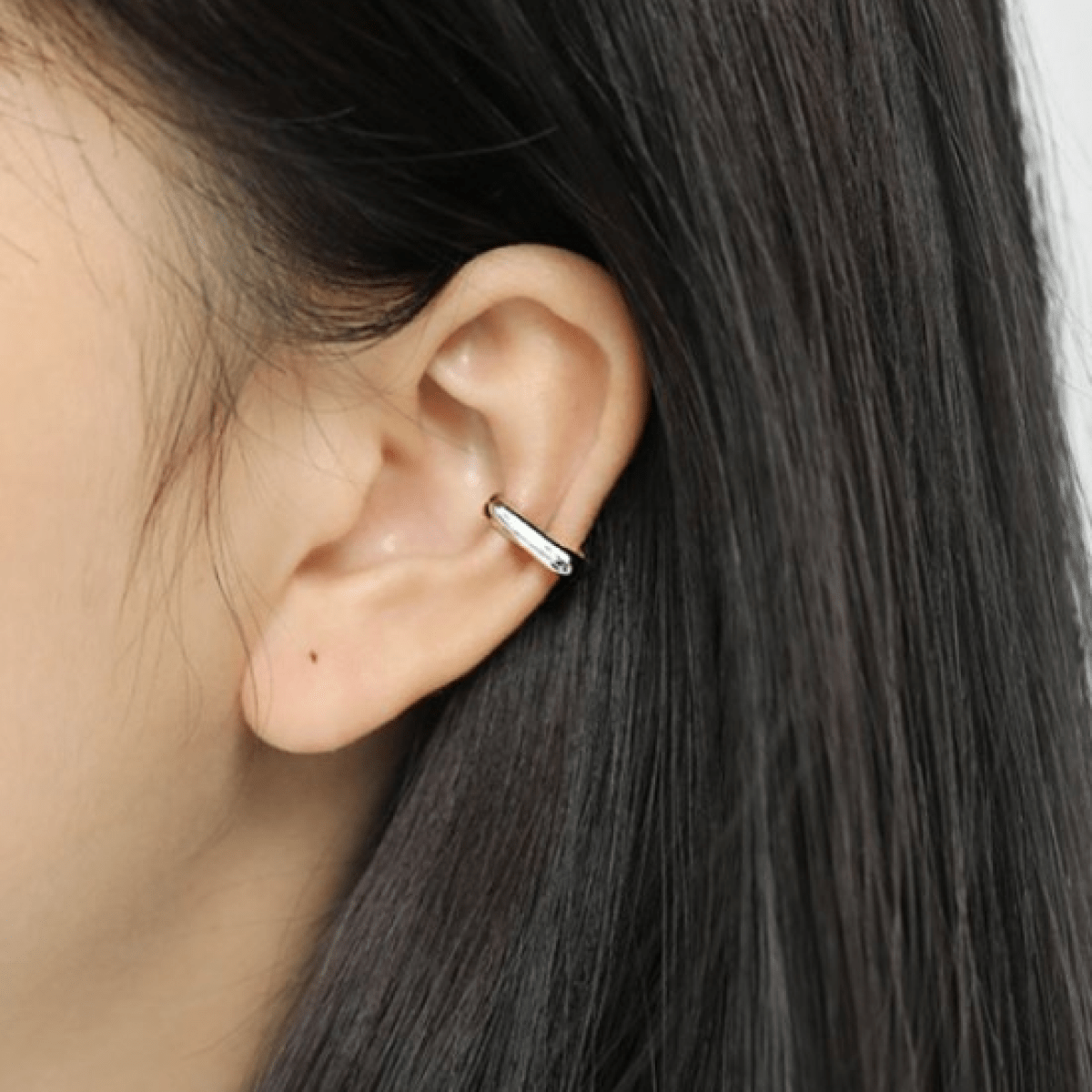 Minimal Silver Vermeil Ear Cuff