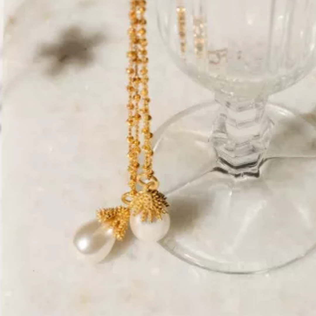 Odyssey Shell Pearl Pendant Necklace