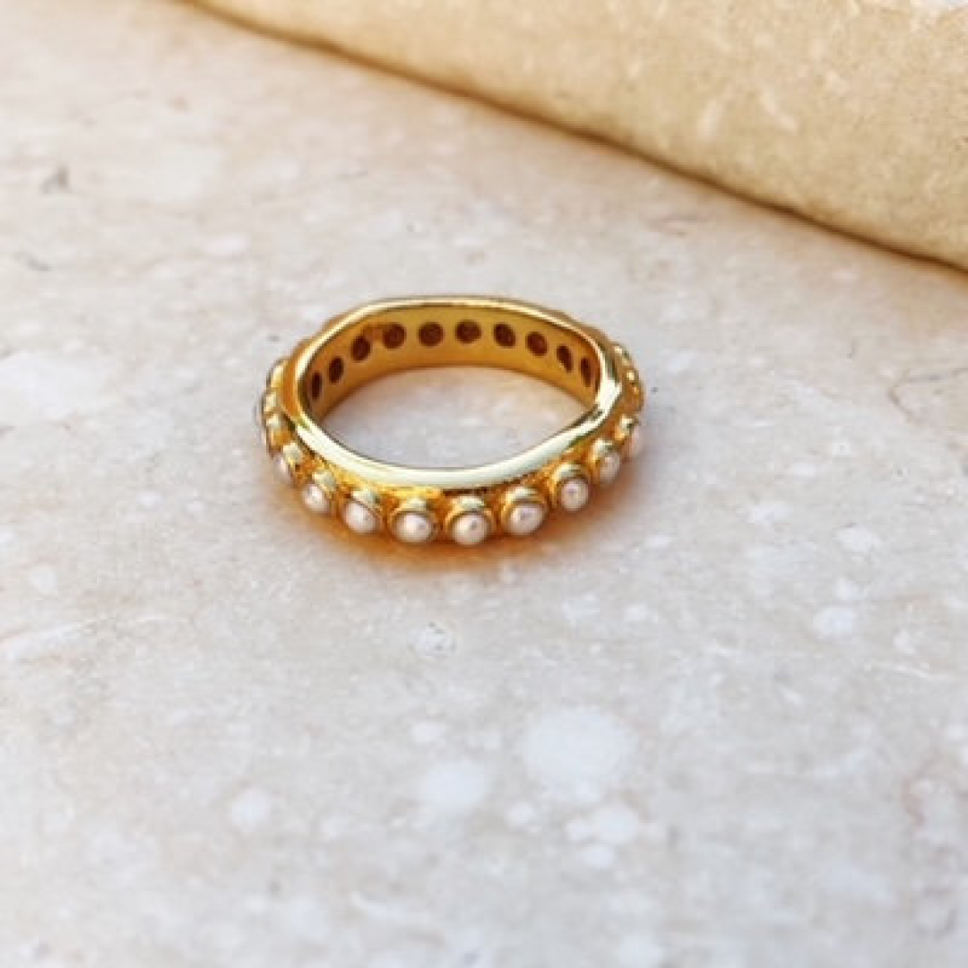 22k Gold Plated Astri Stackable Rings
