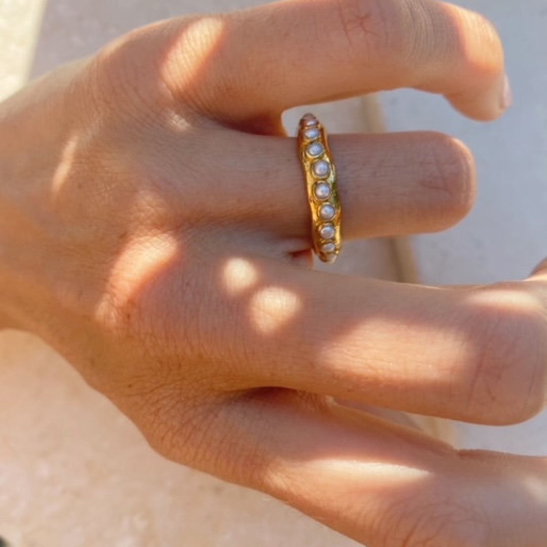 22k Gold Plated Astri Stackable Rings