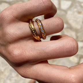 22k Gold Plated Astri Stackable Rings