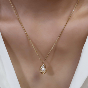 18K Gold Vermeil Oriana Pearl Necklace