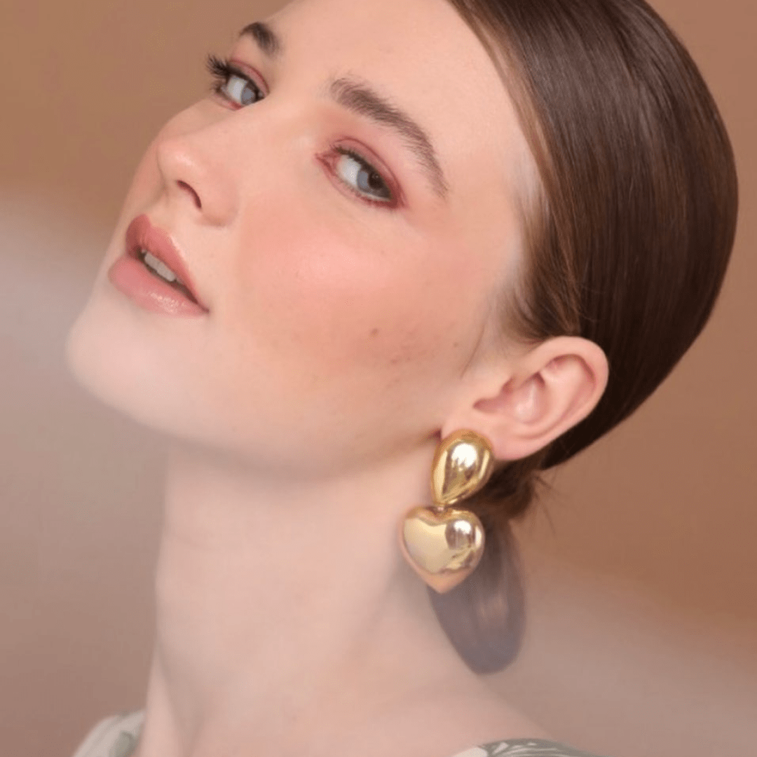 Aditi Rao Hydari in Heart Earrings